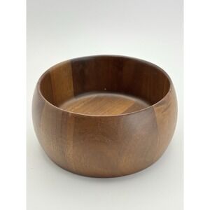 Vintage Wood Bowl Nut Solid American Walnut Diversified Industries‎ Lebanon, MO